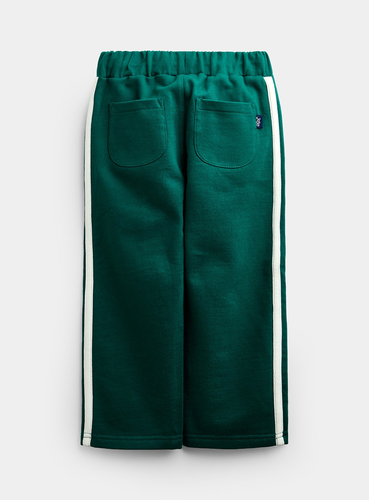 JOJO MAMAN BÉBÉ 2 Pack Straight Leg Jogger with Stripes Dark Green 12-18 months - Image 4 thumbnail